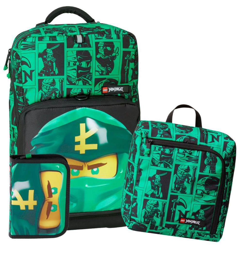 Ninjago Lloyd Backpack with Gym Bag and Pencil Case LEGO Bags, Totes, & Luggage set (#202282201-1, 2022)