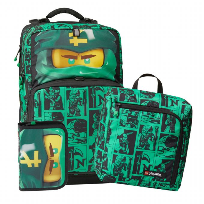 Ninjago Lloyd Backpack with Gym Bag and Pencil Case LEGO Bags, Totes, & Luggage set (#202292201-1, 2022)