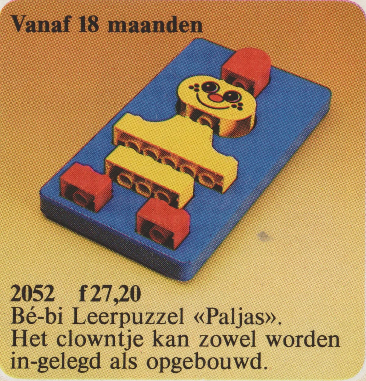 Clown Shape Sorter LEGO set (#2052-1, 1987)