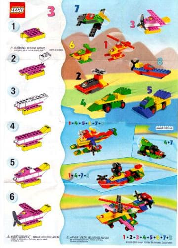 Prop Plane LEGO set (#2075-1)