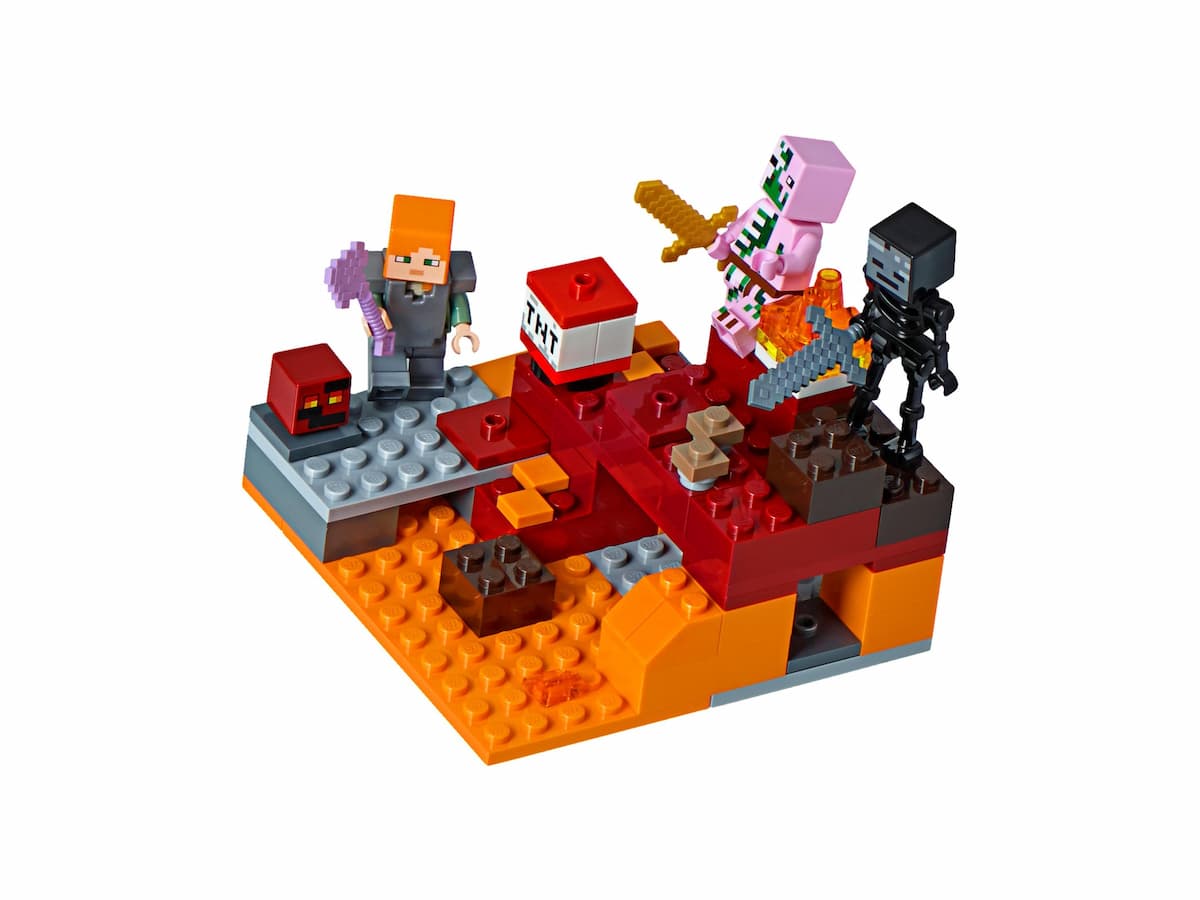 The Nether Fight LEGO set (#21139-1)