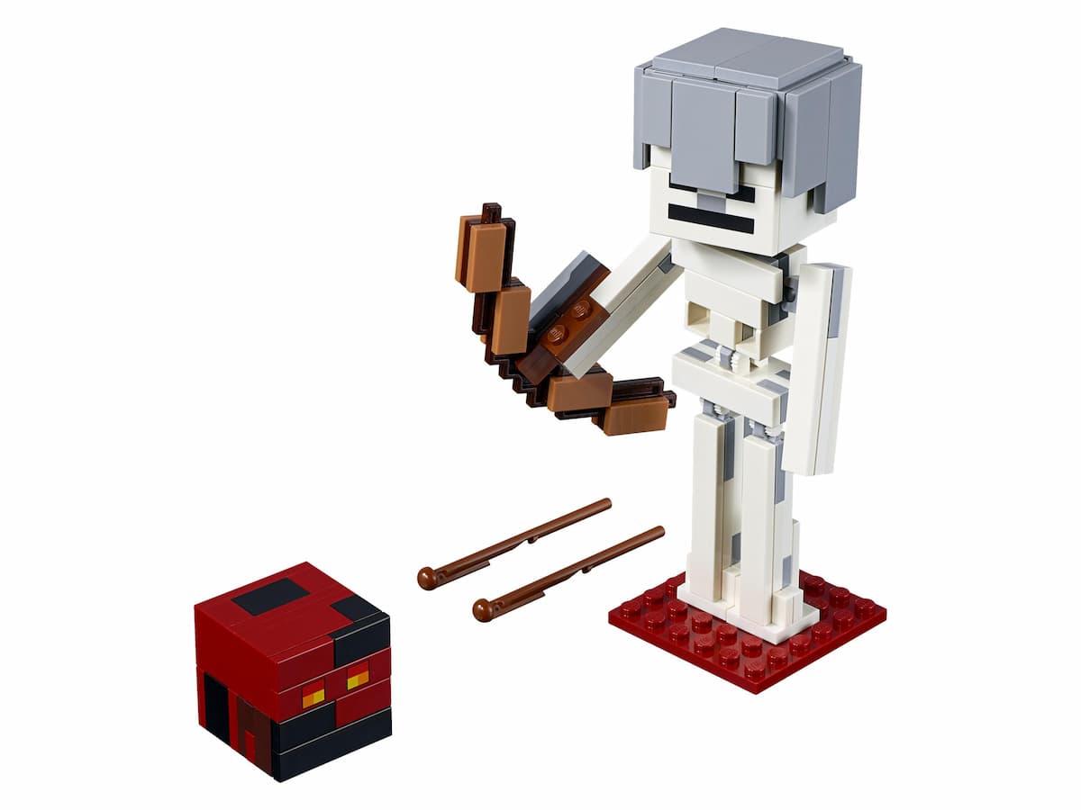 Minecraft Skeleton BigFig with Magma Cube LEGO set (#21150-1)