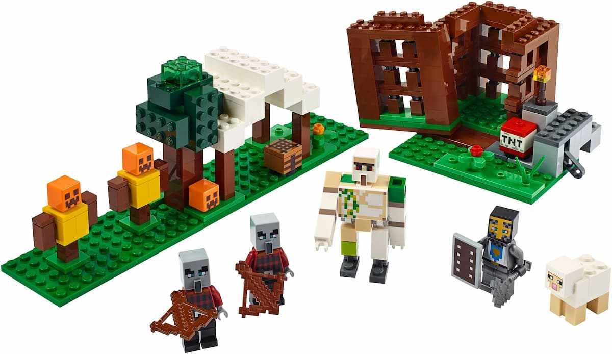 The Pillager Outpost LEGO set (#21159-1)
