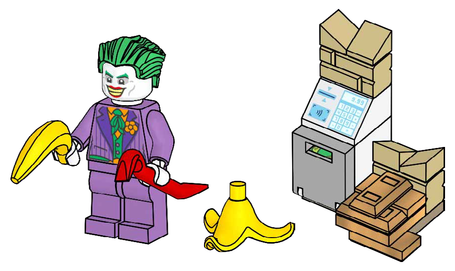 The Joker and Cash Machine LEGO set (#212405-1)