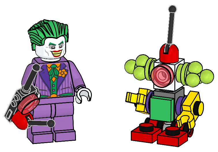 The Joker and Robot LEGO set (#212505-1)