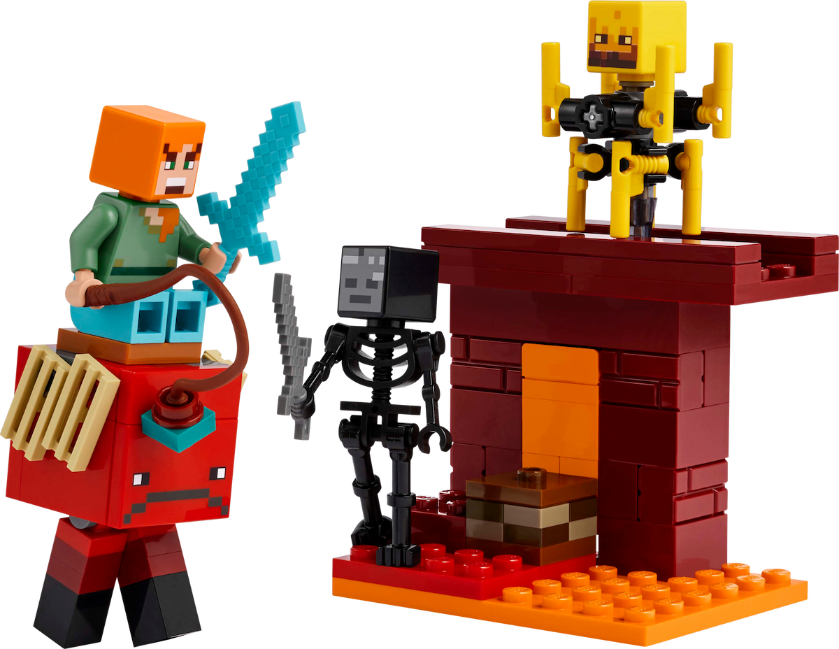 The Nether Lava Battle LEGO set (#21266-1)