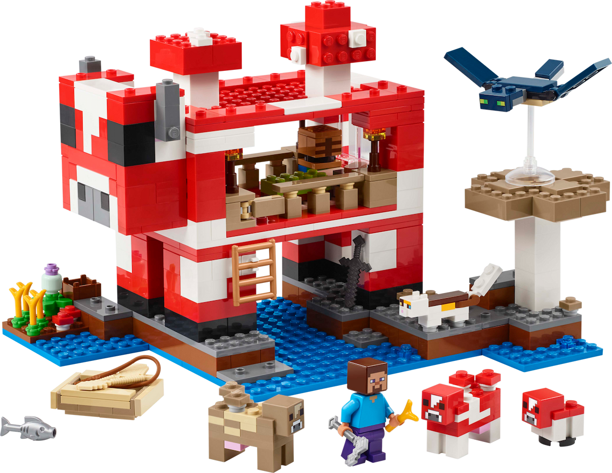 The Mooshroom House LEGO set (#21270-1)