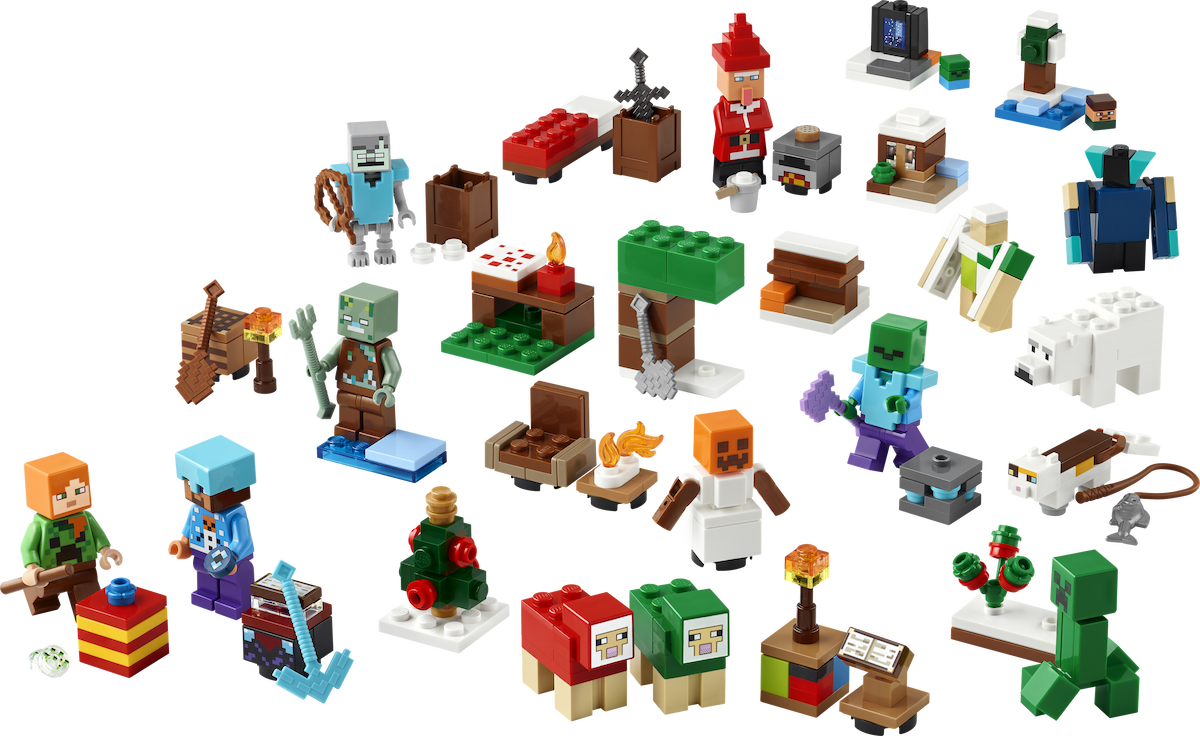 Minecraft Advent Calendar 2025 LEGO set (#21280-1)