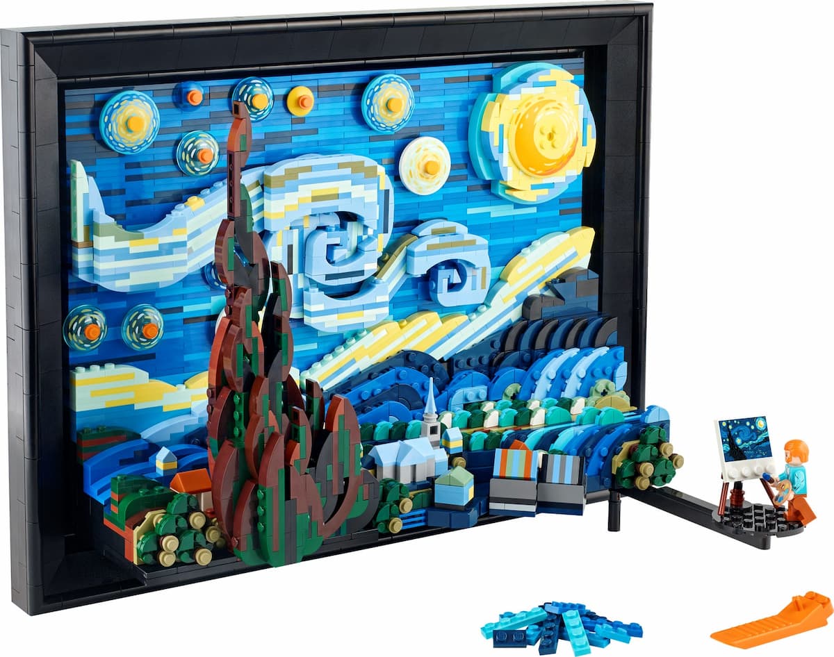 The Starry Night LEGO set (#21333-1)