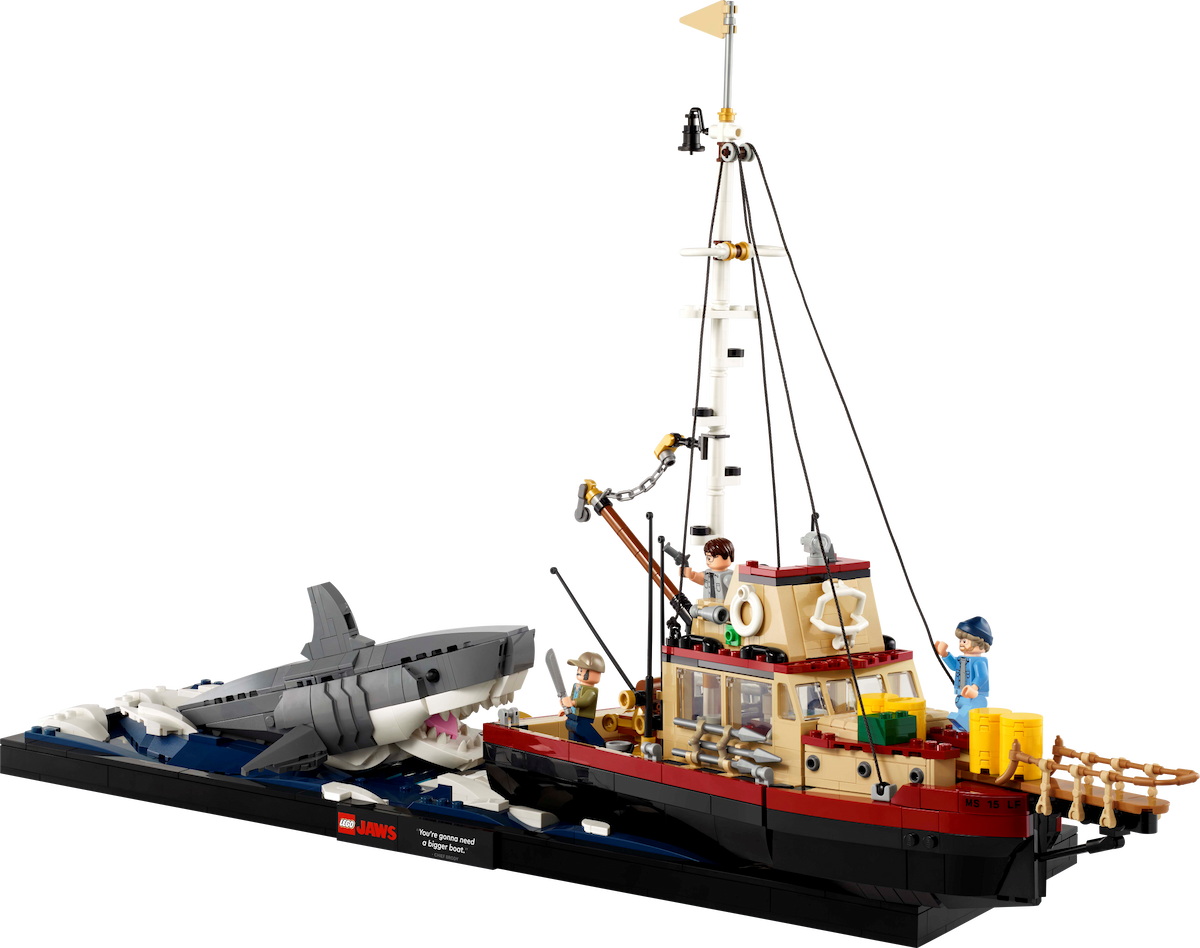 Jaws LEGO set (#21350-1, 2024)