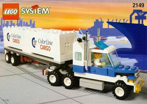 Color Line Container Lorry LEGO set (#2149-1)