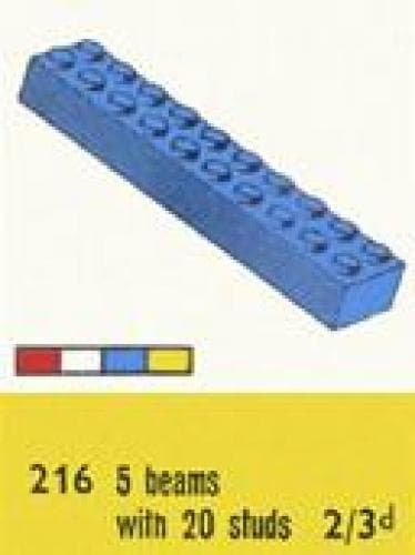 2 x 10 Bricks LEGO set (#216-1)