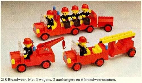 Firemen LEGO set (#218-1)