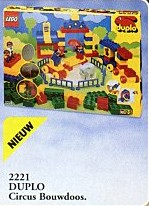 Build N' Play Circus Theme LEGO set (#2221-1)