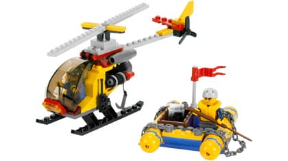 Helicopter and Raft LEGO set (#2230-1)