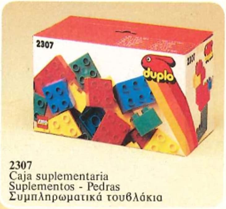 Supplementary Bricks LEGO set (#2307-1, 1984)