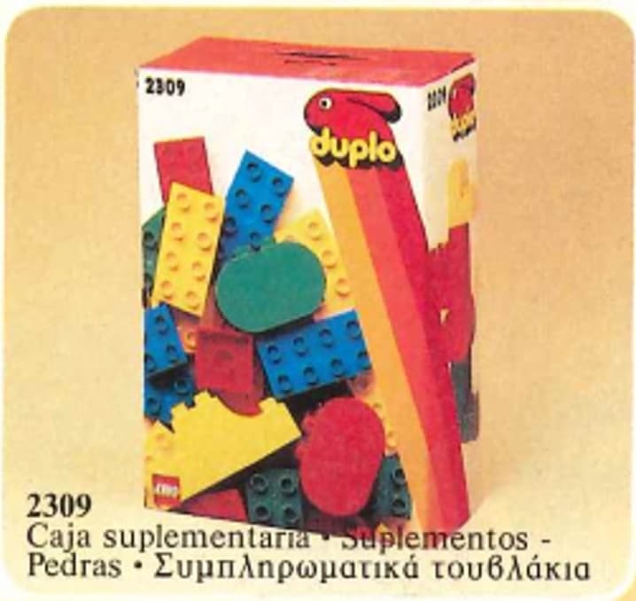 Supplementary Bricks LEGO set (#2309-1, 1984)