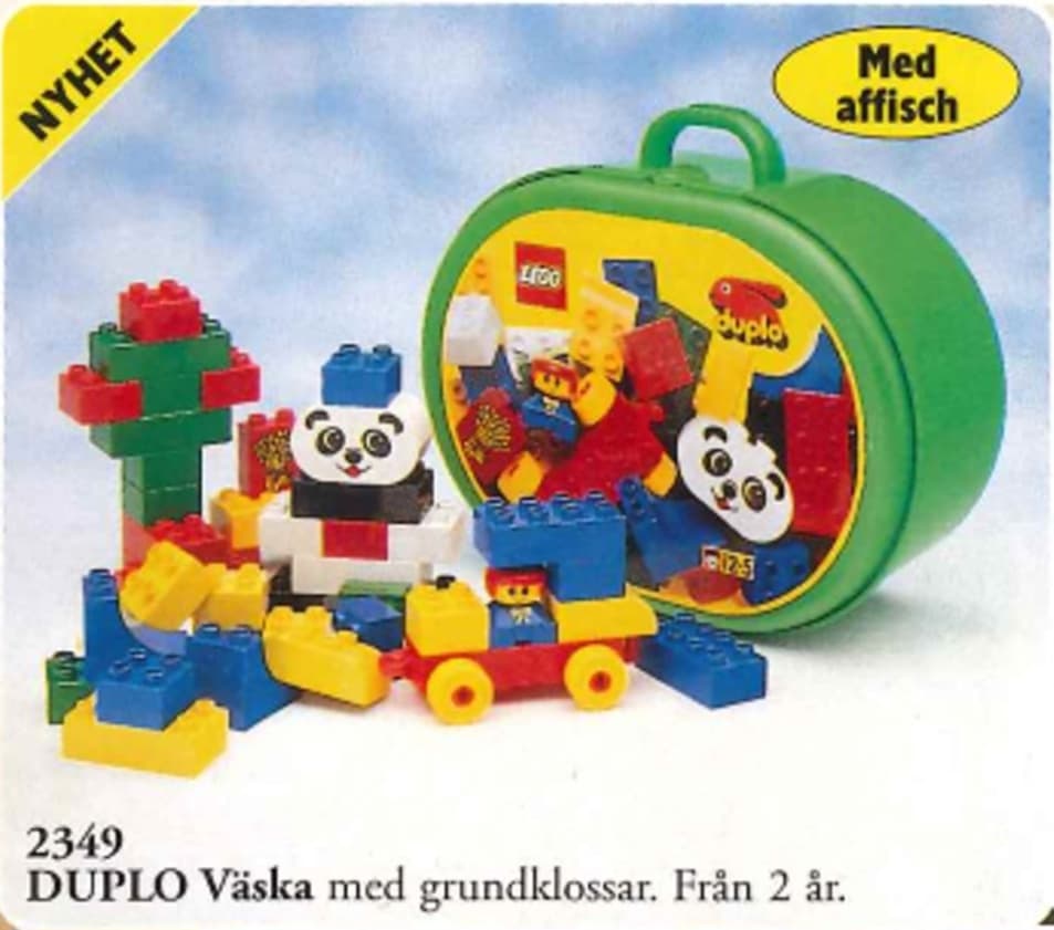 Basic Storage Unit (Green Suitcase) LEGO set (#2349-1)