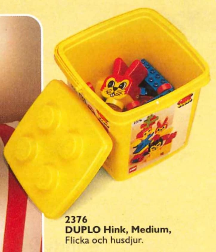 Play Bucket LEGO set (#2376-1, 1991)