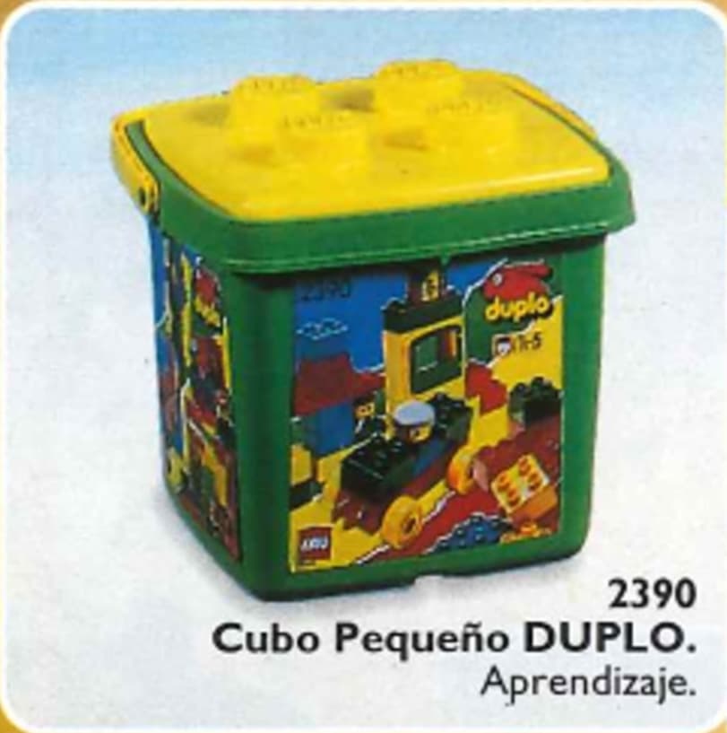 Maxi Building Bucket LEGO set (#2390-1, 1994)
