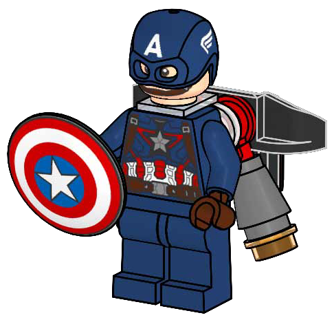 Captain America LEGO set (#242503-1)