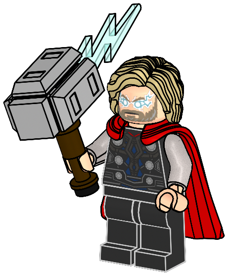 Thor with Mjolnir LEGO set (#242504-1)