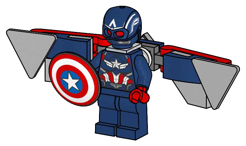 Captain America LEGO set (#242506-1)