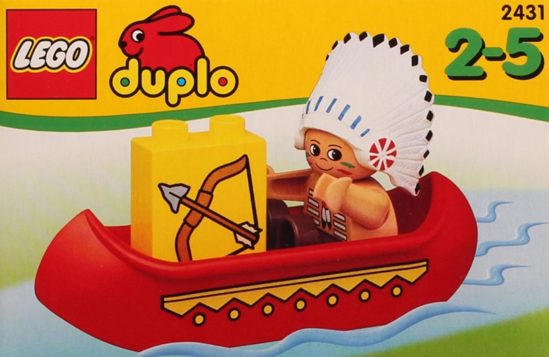 Big Chief's Canoe LEGO set (#2431-1)