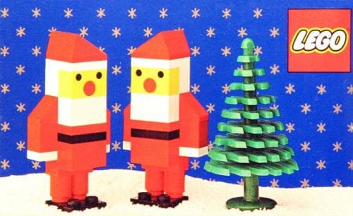 Two Santas and Tree LEGO set (#245-2)