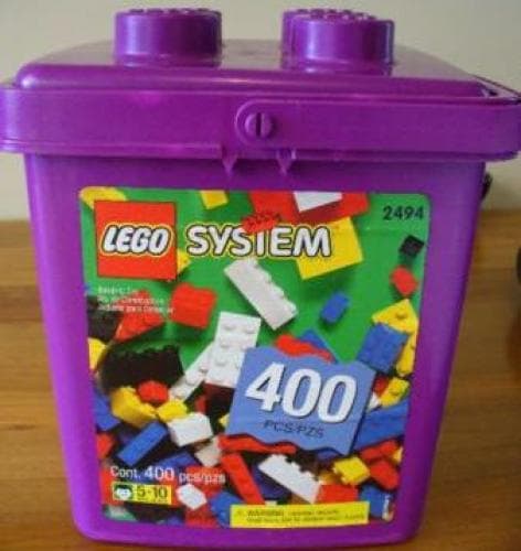 400-Piece Purple Bucket LEGO set (#2494-1)