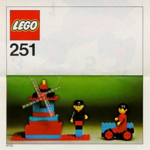 Windmill with Miller and his Wife LEGO set (#251-1)