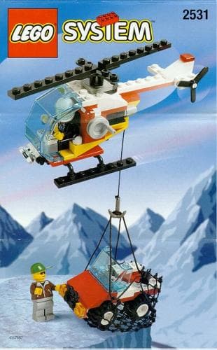 Rescue Helicopter and Jeep LEGO set (#2531-1)