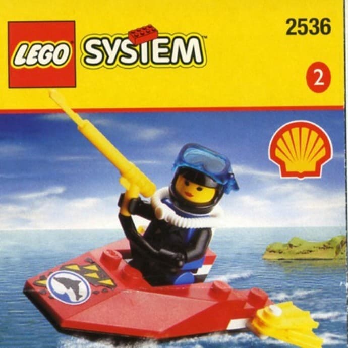 Divers Jet Ski LEGO set (#2536-1)