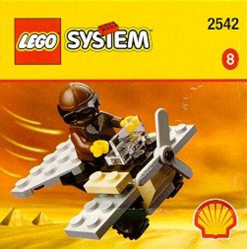 Adventurers Aeroplane LEGO set (#2542-1)