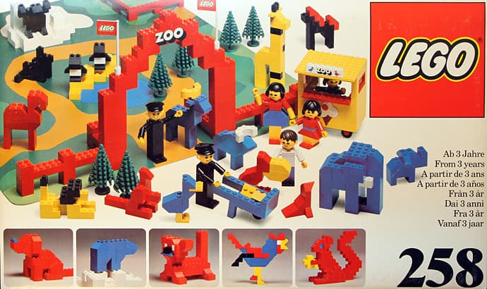 Zoo with Baseboard LEGO set (#258-1)