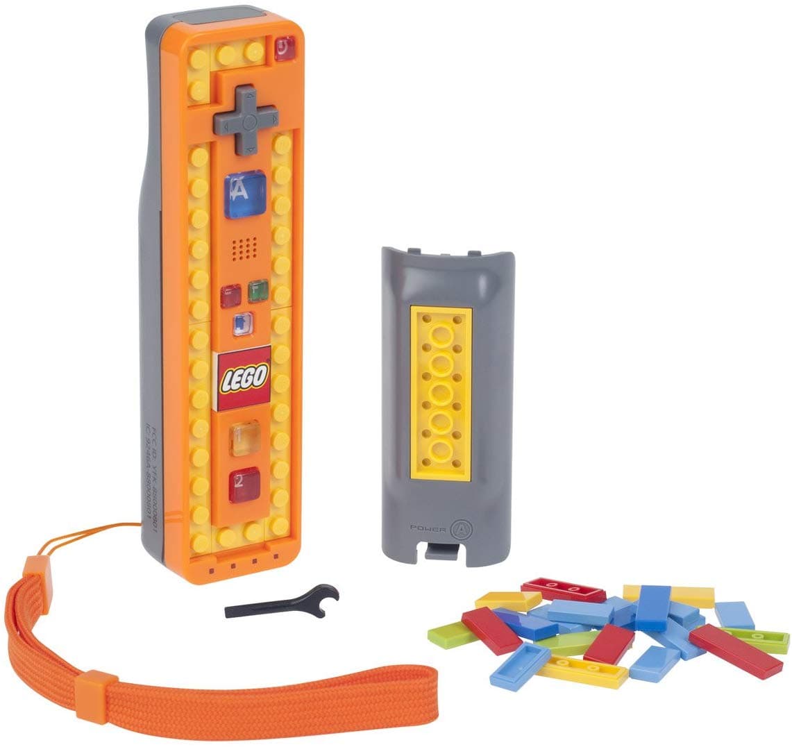 Play and Build Remote for Nintendo Wii - Orange LEGO set (#258175-3)