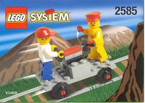 Handcar LEGO set (#2585-1)