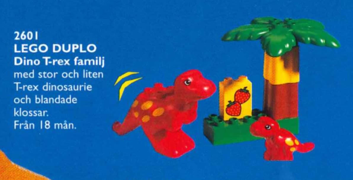T-Rex Dinosaurs (Mother & Baby) LEGO set (#2601-1)