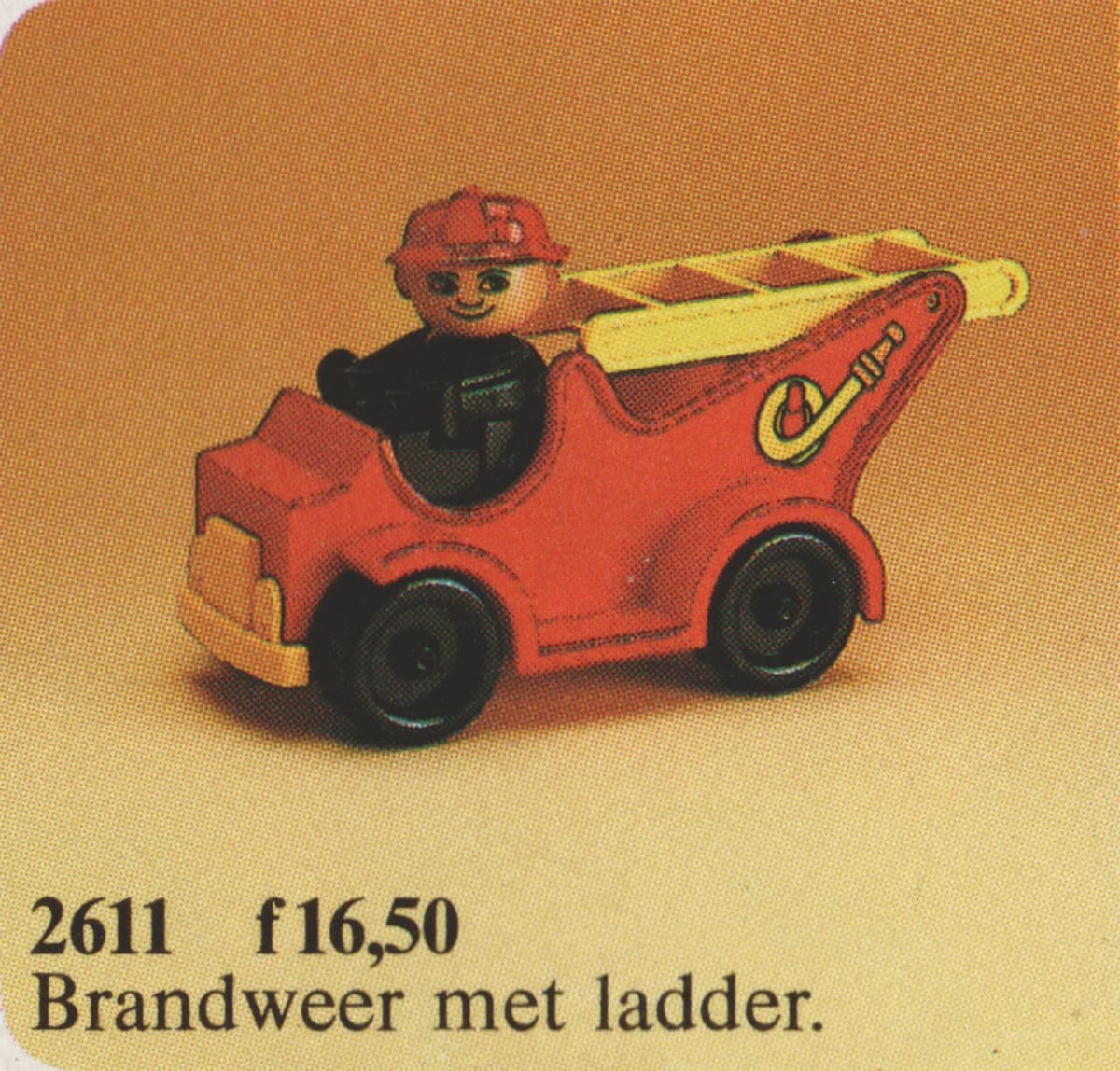 Fire Engine LEGO set (#2611-1, 1985)