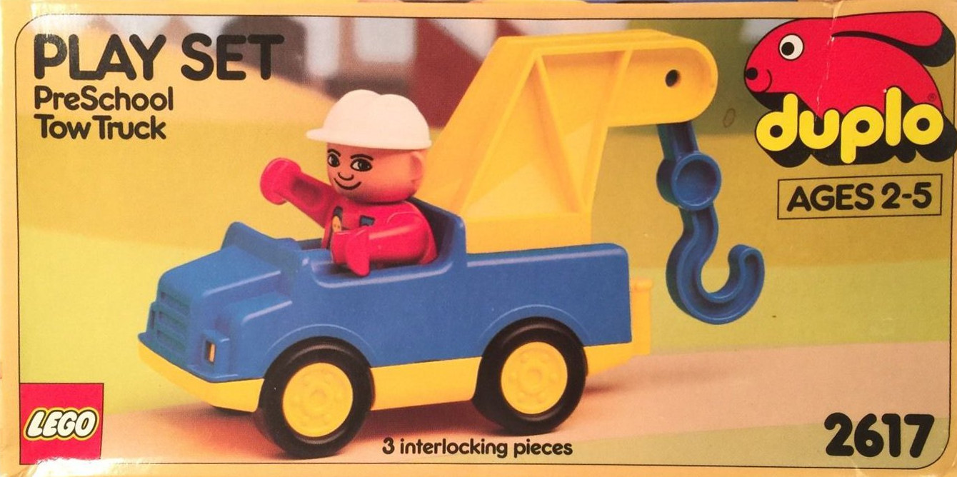 Tow Truck LEGO set (#2617-1, 1989)