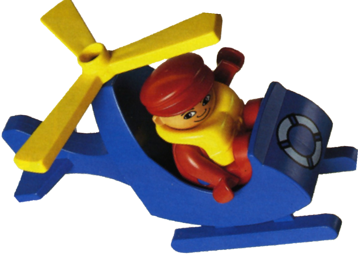 Rescue Helicopter LEGO set (#2619-1, 1984)