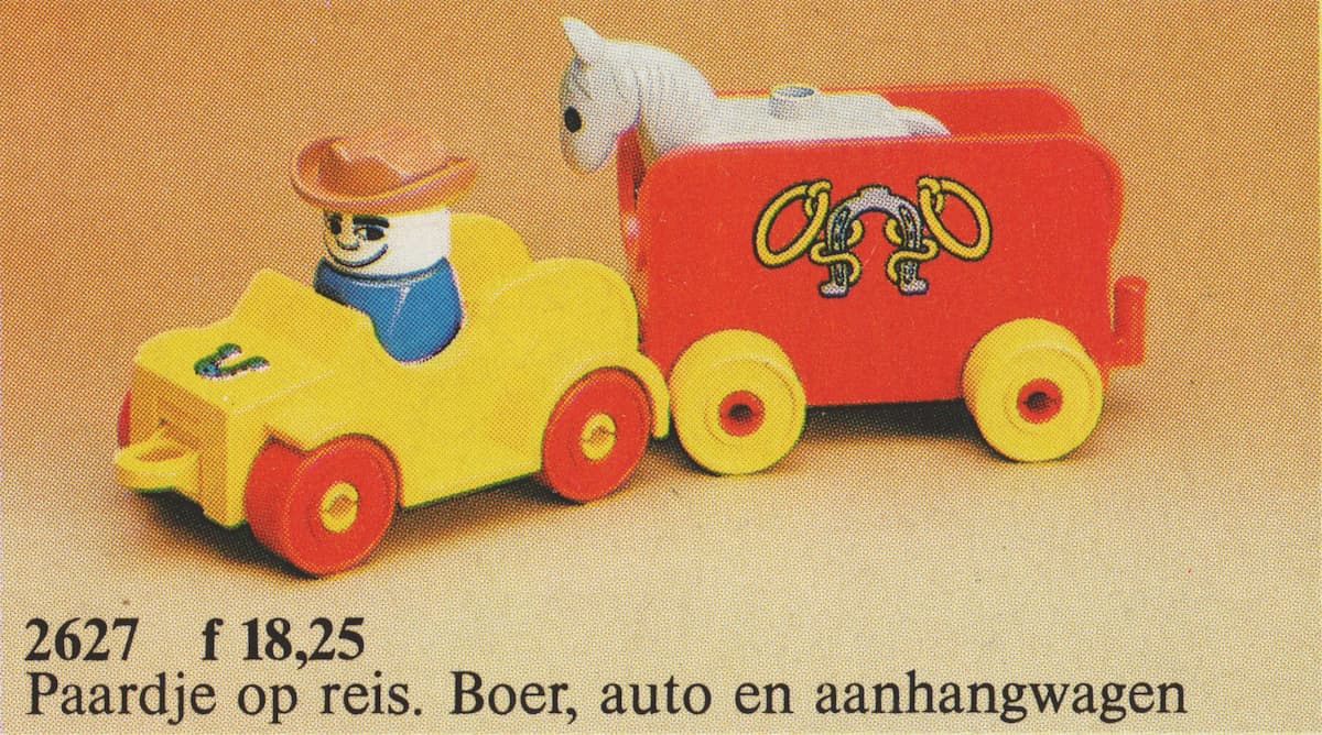 Pony Trailer (Rodeo) LEGO set (#2627-1, 1980)