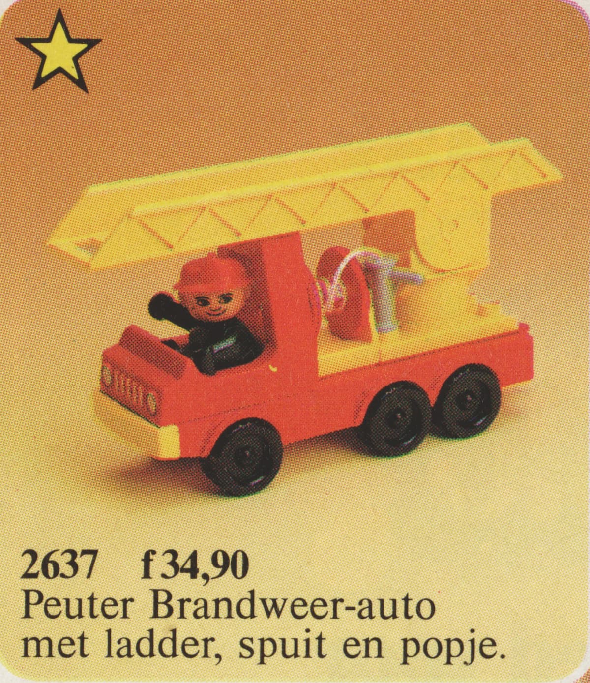 Fire Engine LEGO set (#2637-1, 1987)
