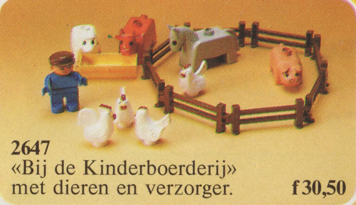 Farm Animals LEGO set (#2647-1)