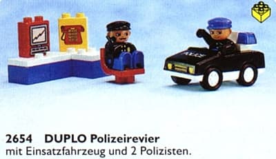 Police Emergency Unit LEGO set (#2654-1, 1991)