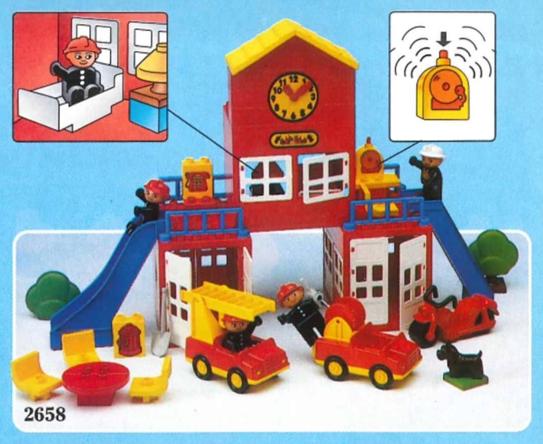 Fire Station LEGO set (#2658-1)