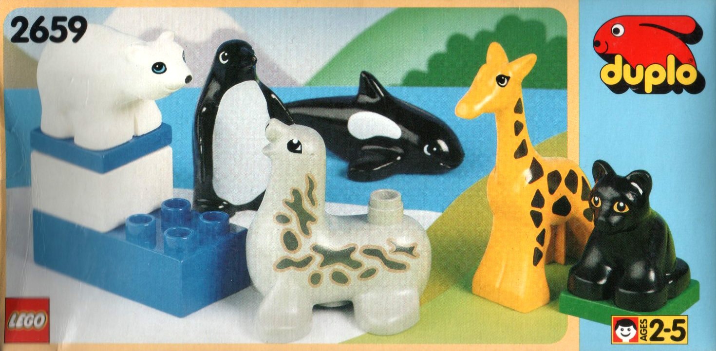 Baby Animals LEGO set (#2659-1, 1995)
