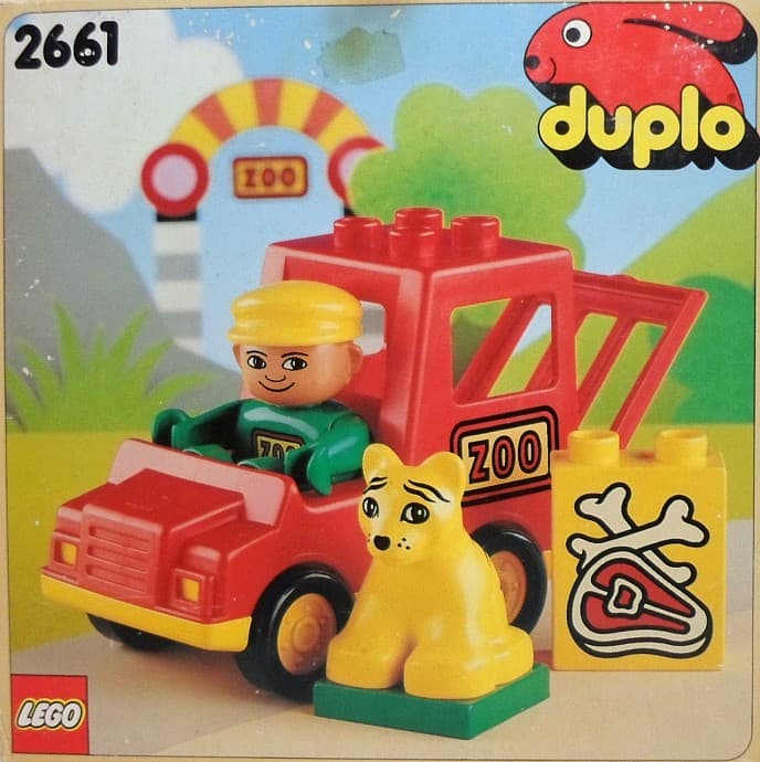 Zoo Van (Animal Transporter) LEGO set (#2661-1, 1990)