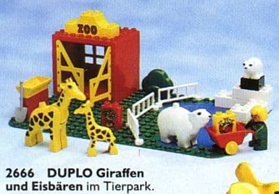 Savannah and Polar Animals (Mini Zoo) LEGO set (#2666-1)