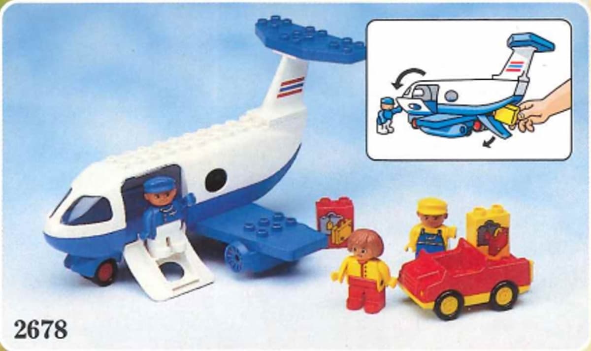 Jumbo Jet LEGO set (#2678-1)